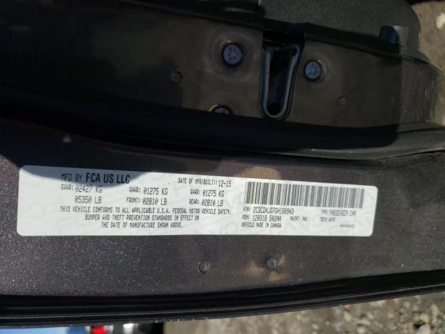 Photo 10 from auction – 2016 DODGE CHARGER SX with VIN 2C3CDXJG7GH160943
