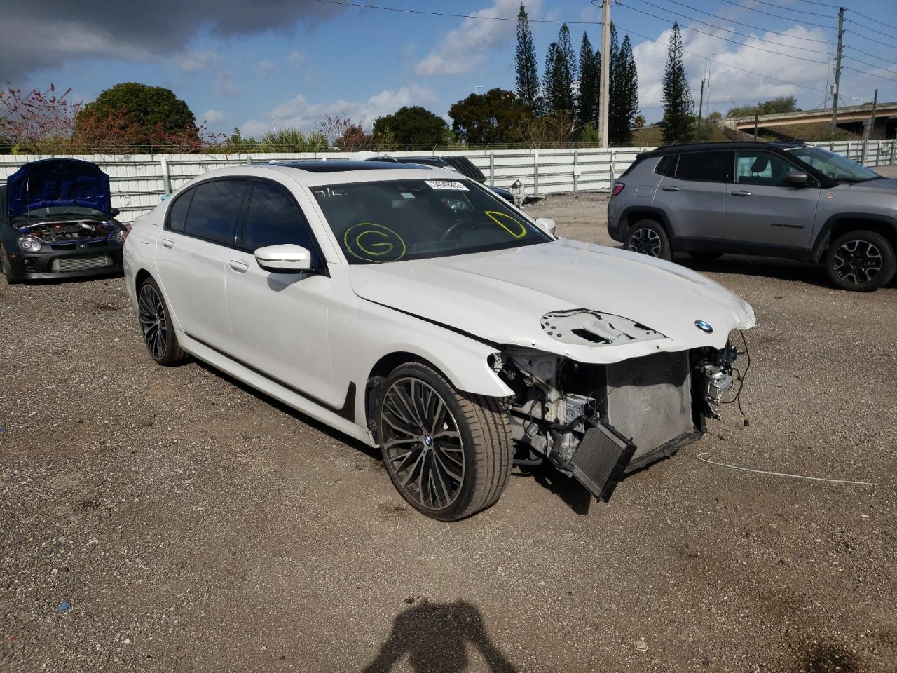 BMW 740 I 2019 مع رقم تعريف المركبة WBA7E2C59KB217070 - صورة من المزاد