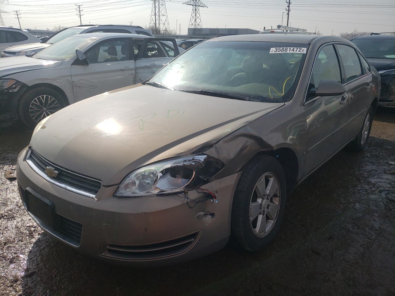 Photo 2 from auction – 2007 CHEVROLET IMPALA LT with VIN 2G1WT55NX79272227
