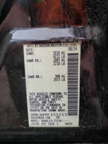 Photo 10 from auction – 2015 NISSAN ALTIMA 2.5 with VIN 1N4AL3AP3FC155213