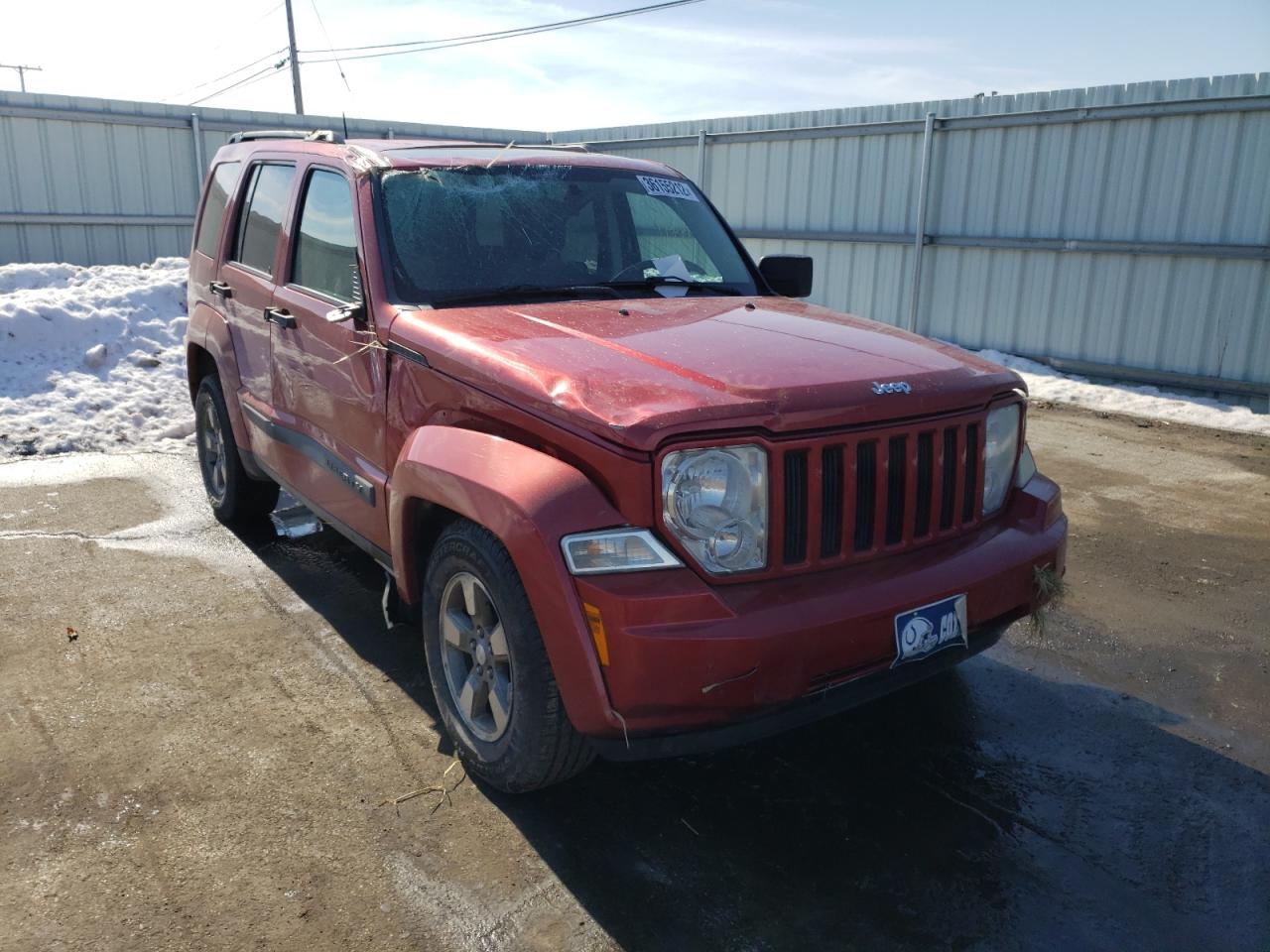 JEEP LIBERTY SP 2008 with VIN 1J8GN28K08W154792 - Photo from auction