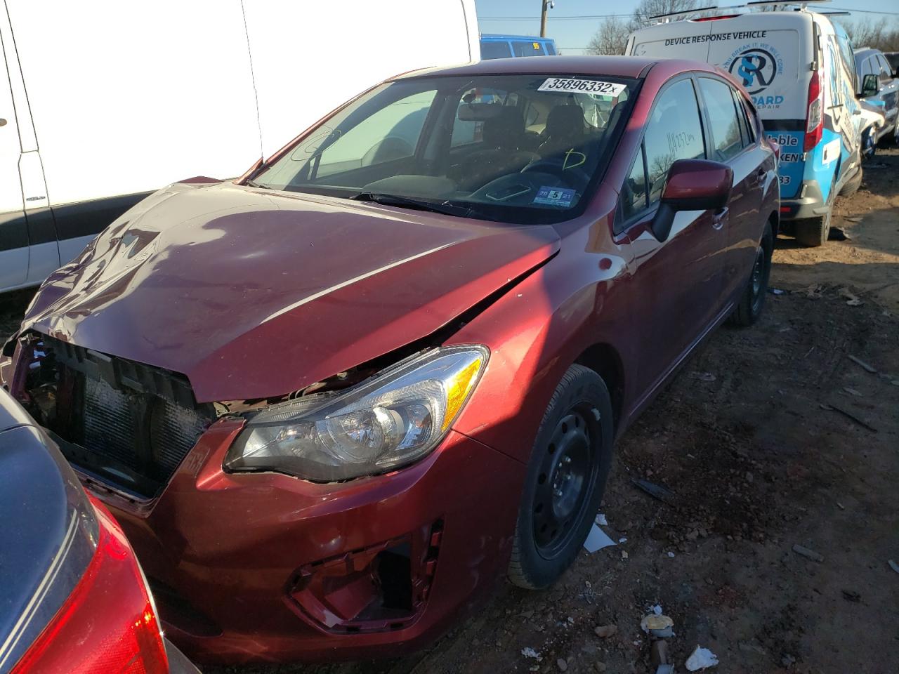 Photo 2 from auction – 2012 SUBARU IMPREZA PR with VIN JF1GPAC62CH228299
