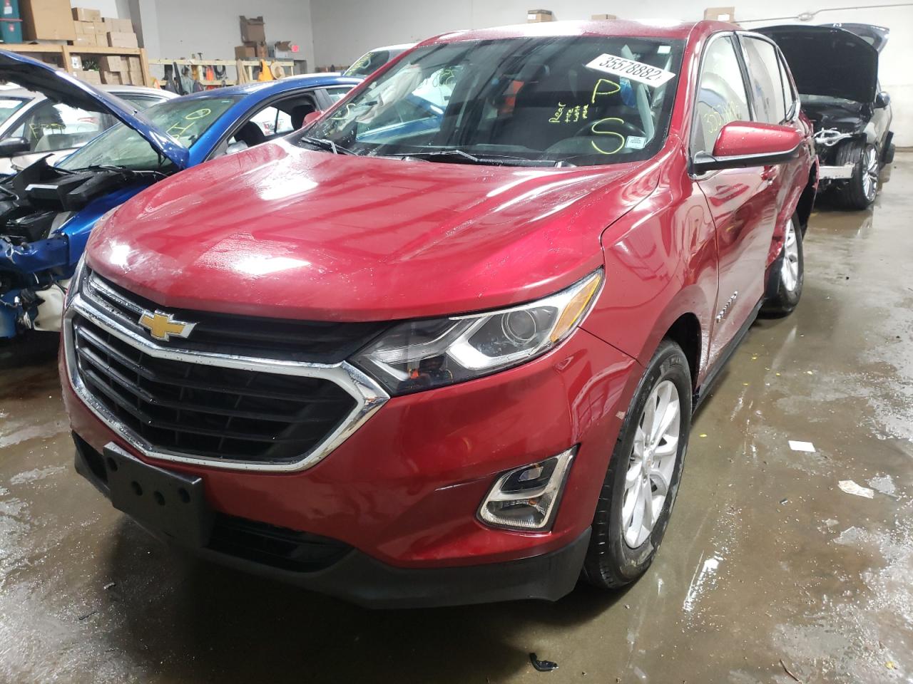 Photo 2 from auction – 2020 CHEVROLET EQUINOX LT with VIN 3GNAXKEV9LS626909