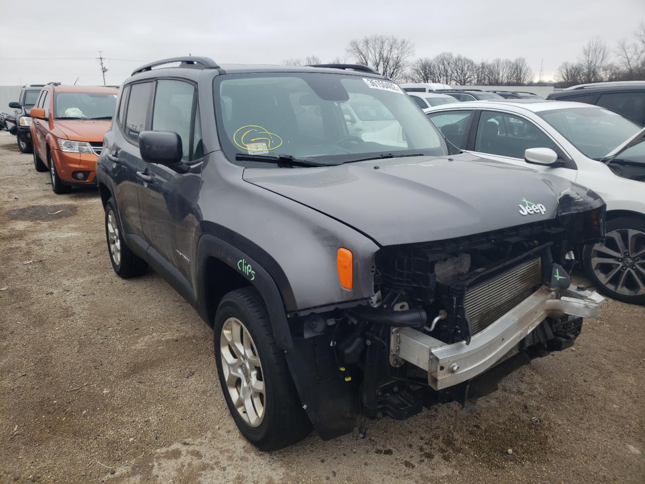 JEEP RENEGADE L 2017 with VIN ZACCJBBB4HPG16455 - Photo from auction