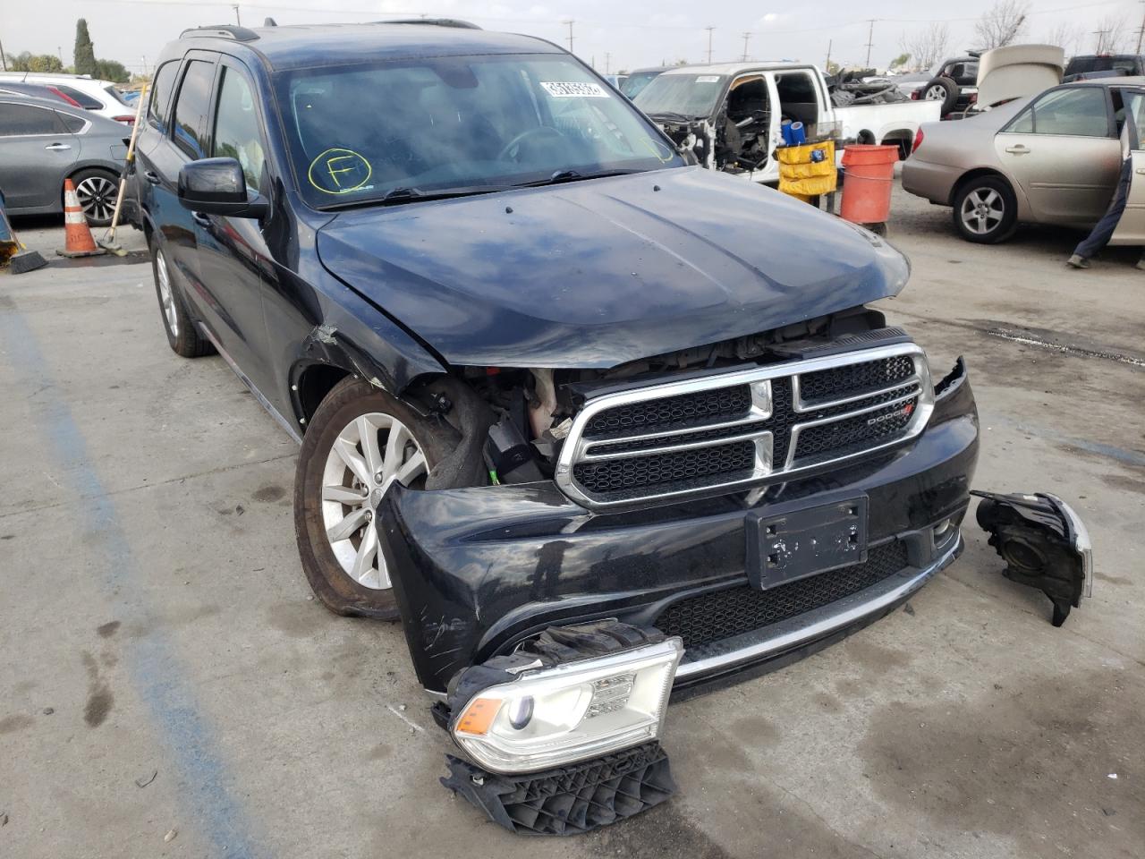 DODGE DURANGO SX 2015 with VIN 1C4RDHAG6FC834125 - Photo from auction