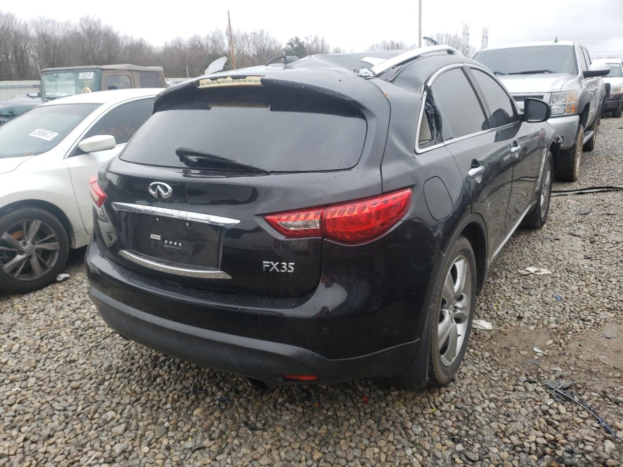 Photo 4 from auction – 2009 INFINITI FX35 with VIN JNRAS18U69M103828