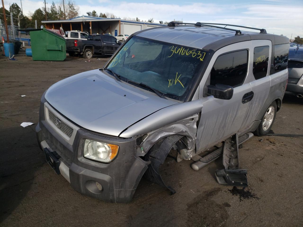 Photo 2 from auction – 2004 HONDA ELEMENT EX with VIN 5J6YH28564L039732