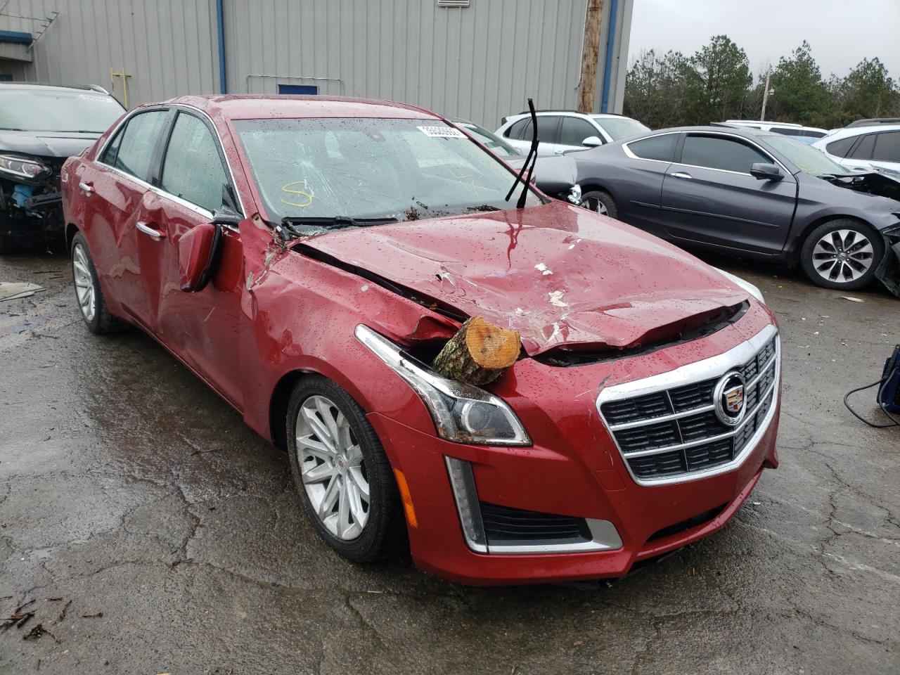 CADILLAC CTS 2014 with VIN 1G6AP5SX9E0195713 - Photo from auction