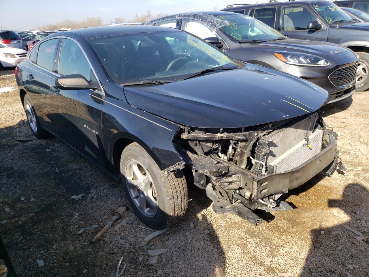 CHEVROLET MALIBU LS 2017 with VIN 1G1ZB5ST2HF265607 - Photo from auction