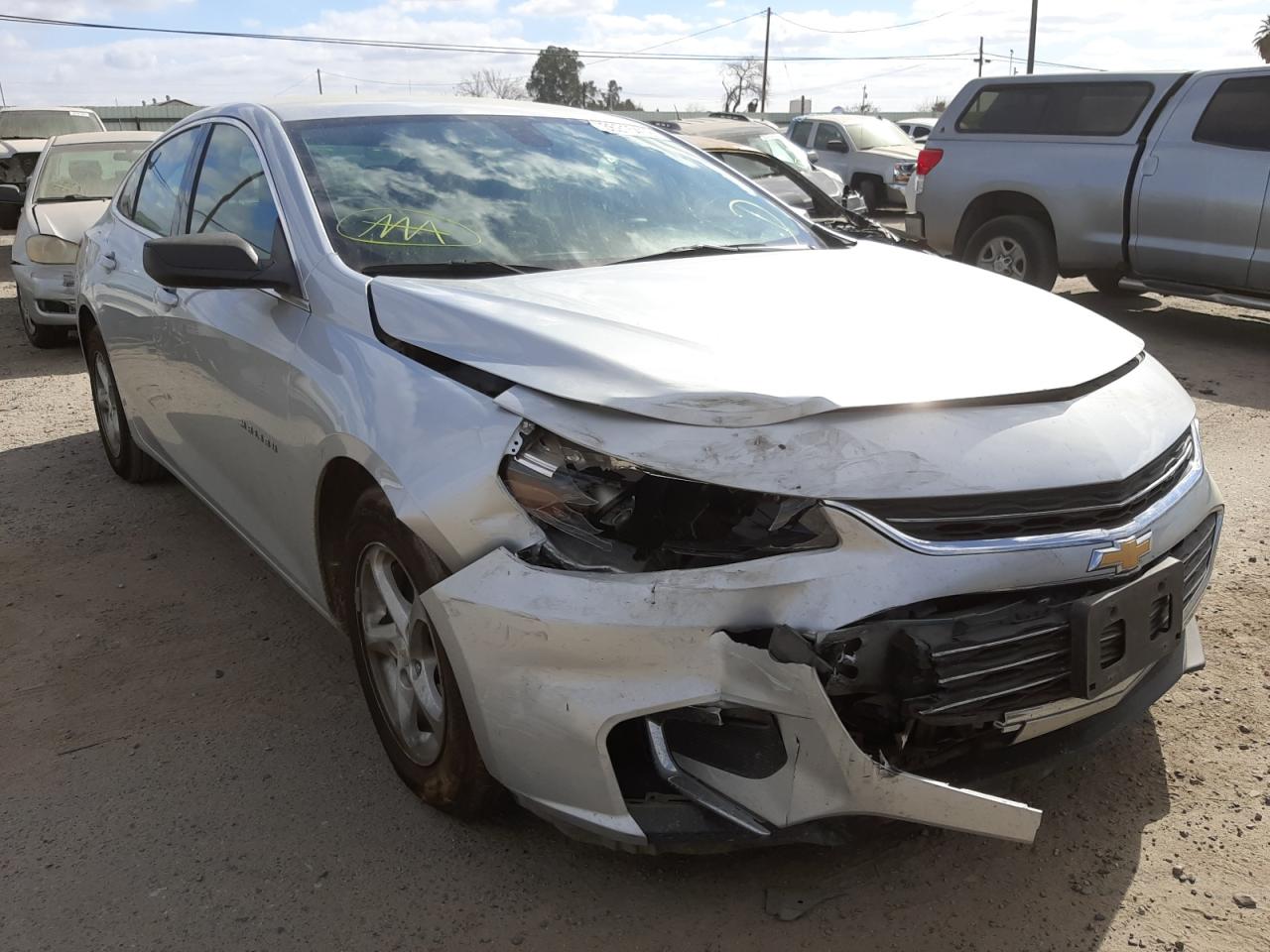 CHEVROLET MALIBU LS 2017 with VIN 1G1ZB5ST1HF227219 - Photo from auction