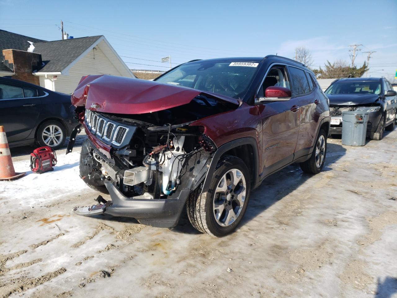 Photo 2 from auction – 2021 JEEP COMPASS LI with VIN 3C4NJDCB6MT512703