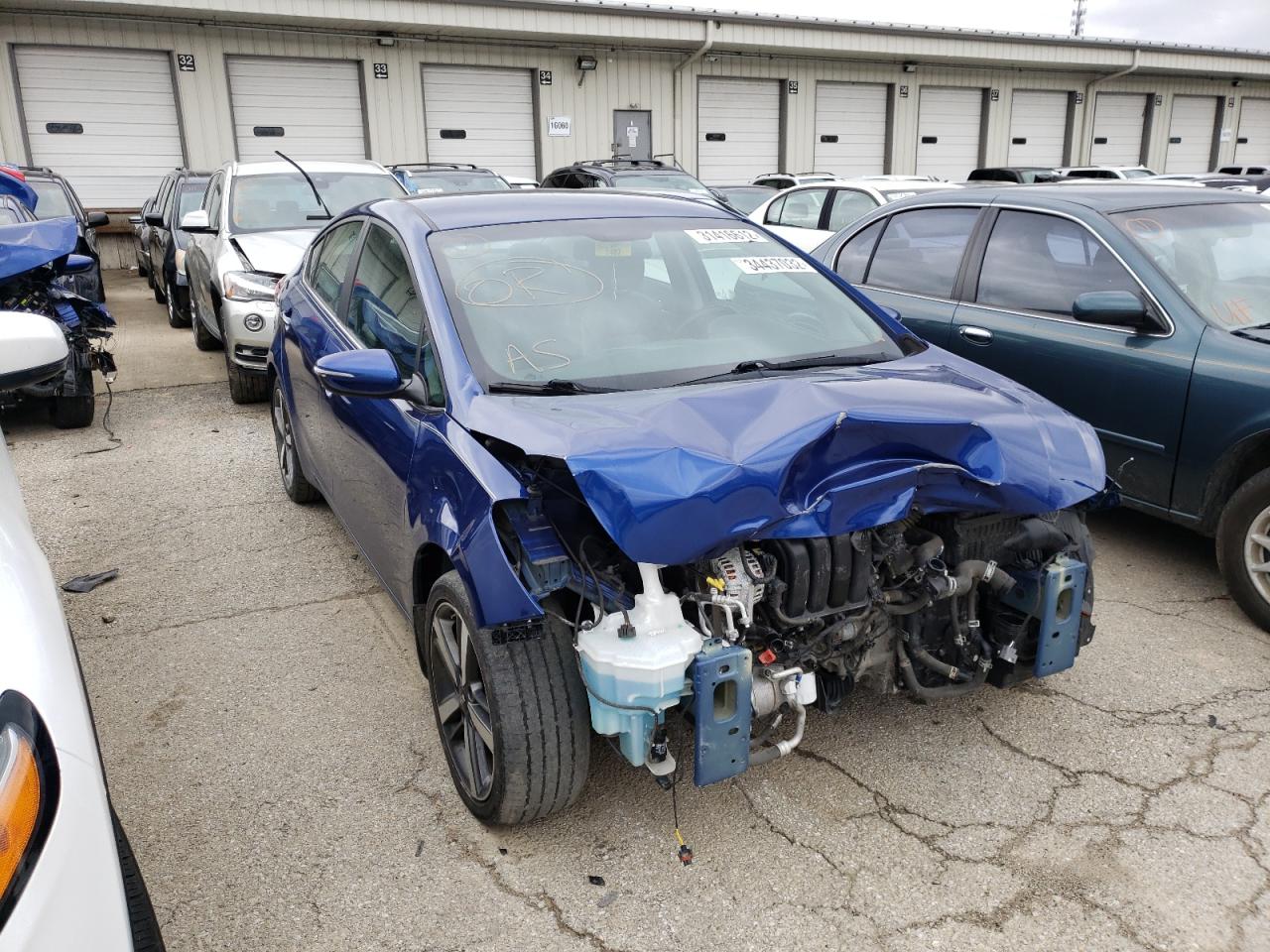 KIA FORTE EX 2017 with VIN 3KPFL4A8XHE005058 - Photo from auction