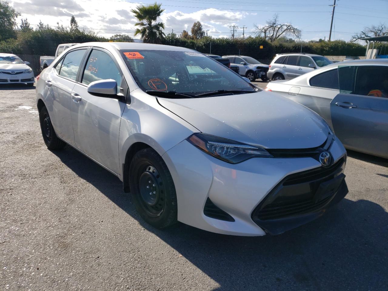 TOYOTA COROLLA L 2019 with VIN 2T1BURHE3KC198583 - Photo from auction