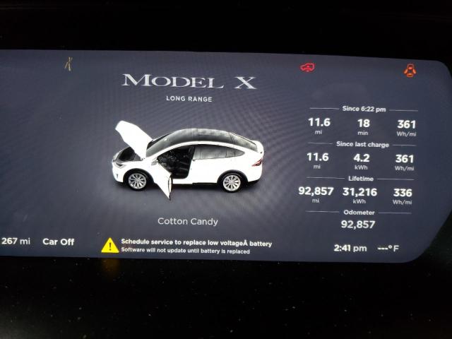 Photo 8 from auction – 2019 TESLA MODEL X with VIN 5YJXCAE27KF181964
