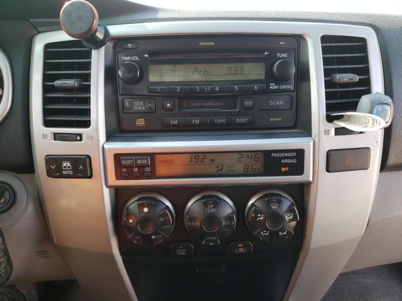 Zdjęcie 9 z aukcji – 2005 TOYOTA 4RUNNER SR z VIN JTEZU14R858025355