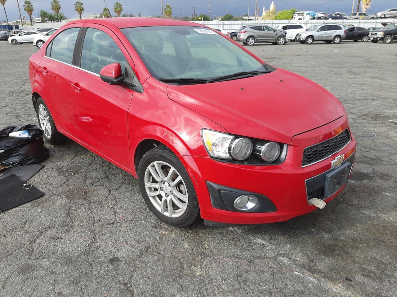 CHEVROLET SONIC LT 2012 with VIN 1G1JC5SH5C4136559 - Photo from auction