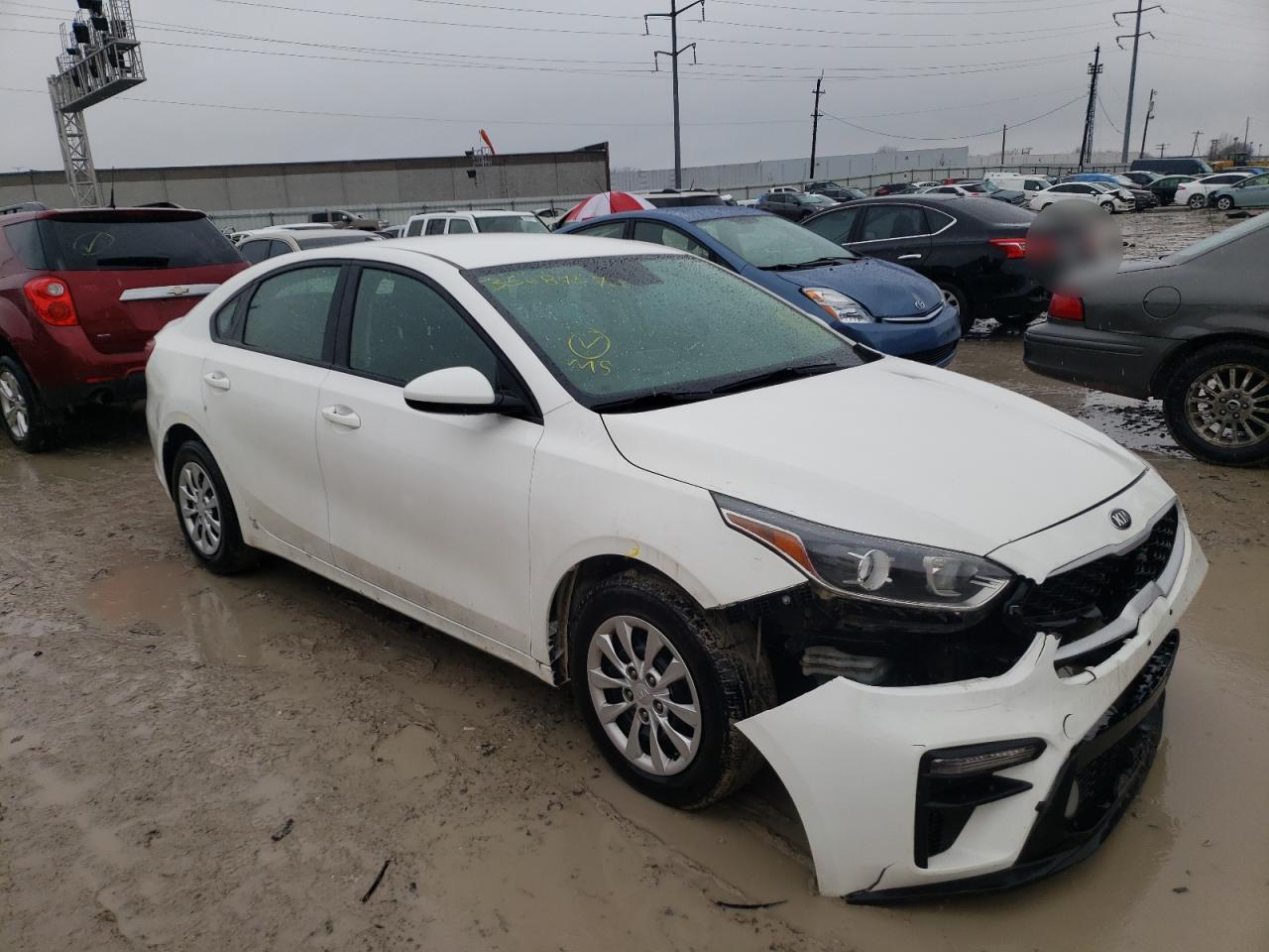 KIA FORTE FE 2019 with VIN 3KPF24AD9KE106129 - Photo from auction
