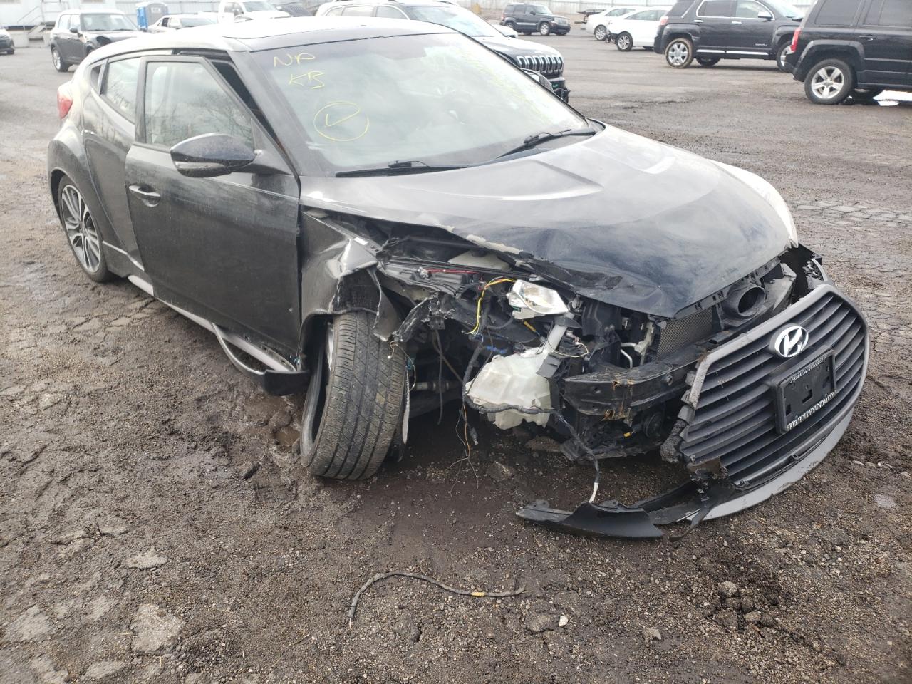 HYUNDAI VELOSTER T 2016 with VIN KMHTC6AEXGU262771 - Photo from auction