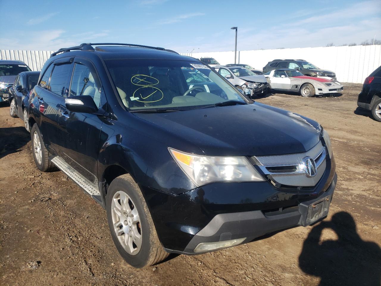 ACURA MDX TECHNO 2008 with VIN 2HNYD28378H539816 - Photo from auction