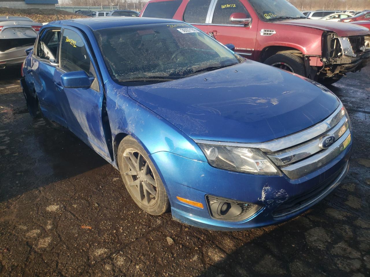FORD FUSION SEL 2011 with VIN 3FAHP0JA7BR106931 - Photo from auction