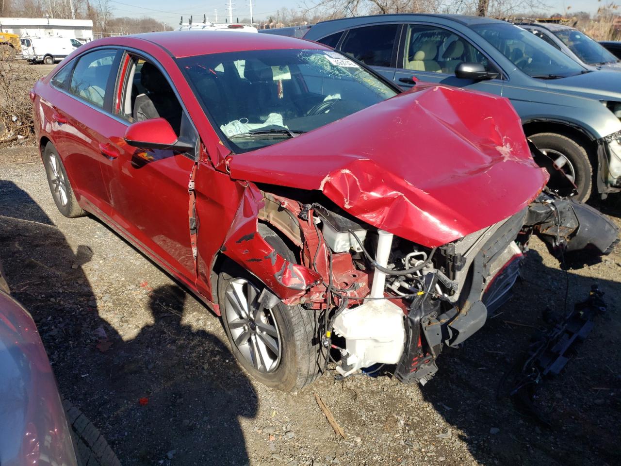 HYUNDAI SONATA SE 2017 with VIN 5NPE24AF3HH557445 - Photo from auction