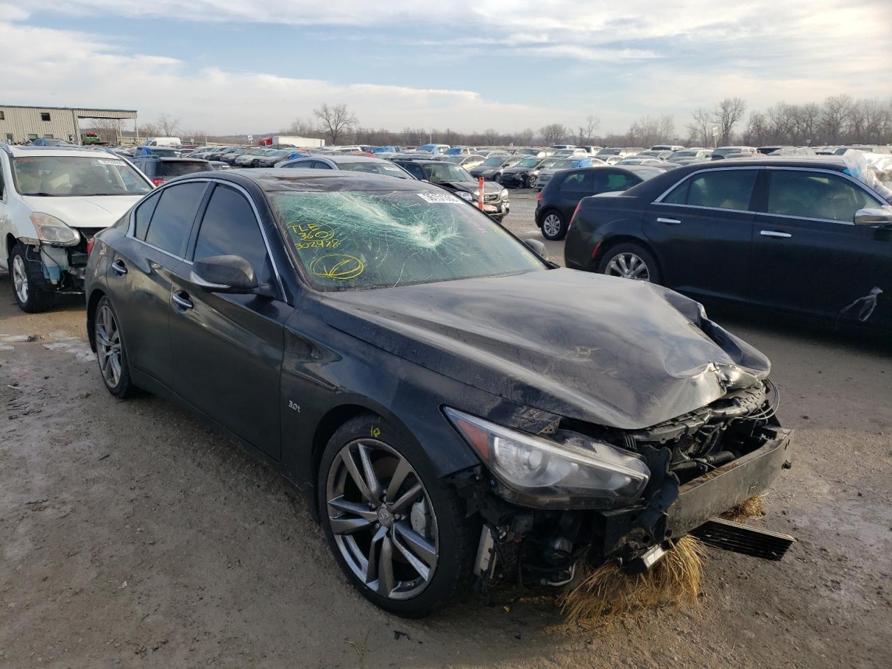 INFINITI Q50 PREMIU 2016 with VIN JN1EV7AP3GM302478 - Photo from auction