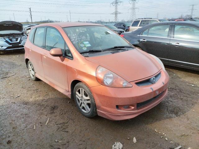 HONDA FIT S 2007 with VIN JHMGD38697S037283 - Photo from auction