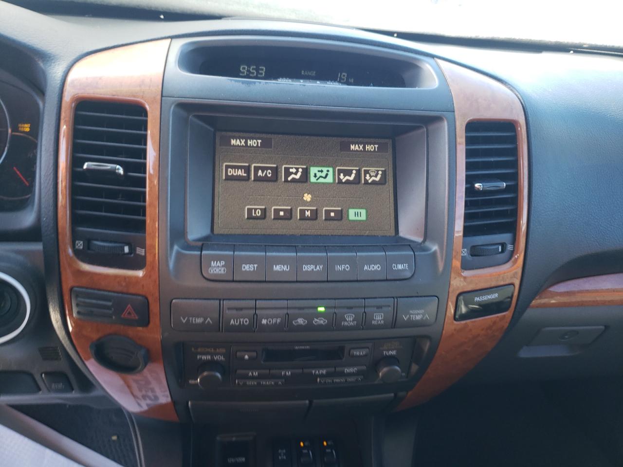 Photo 9 from auction – 2003 LEXUS GX 470 with VIN JTJBT20X030018170