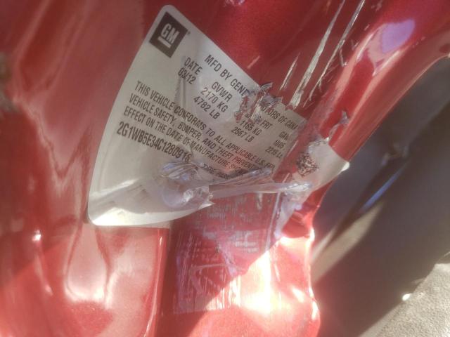 Photo 10 from auction – 2012 CHEVROLET IMPALA LT with VIN 2G1WB5E34C1280916