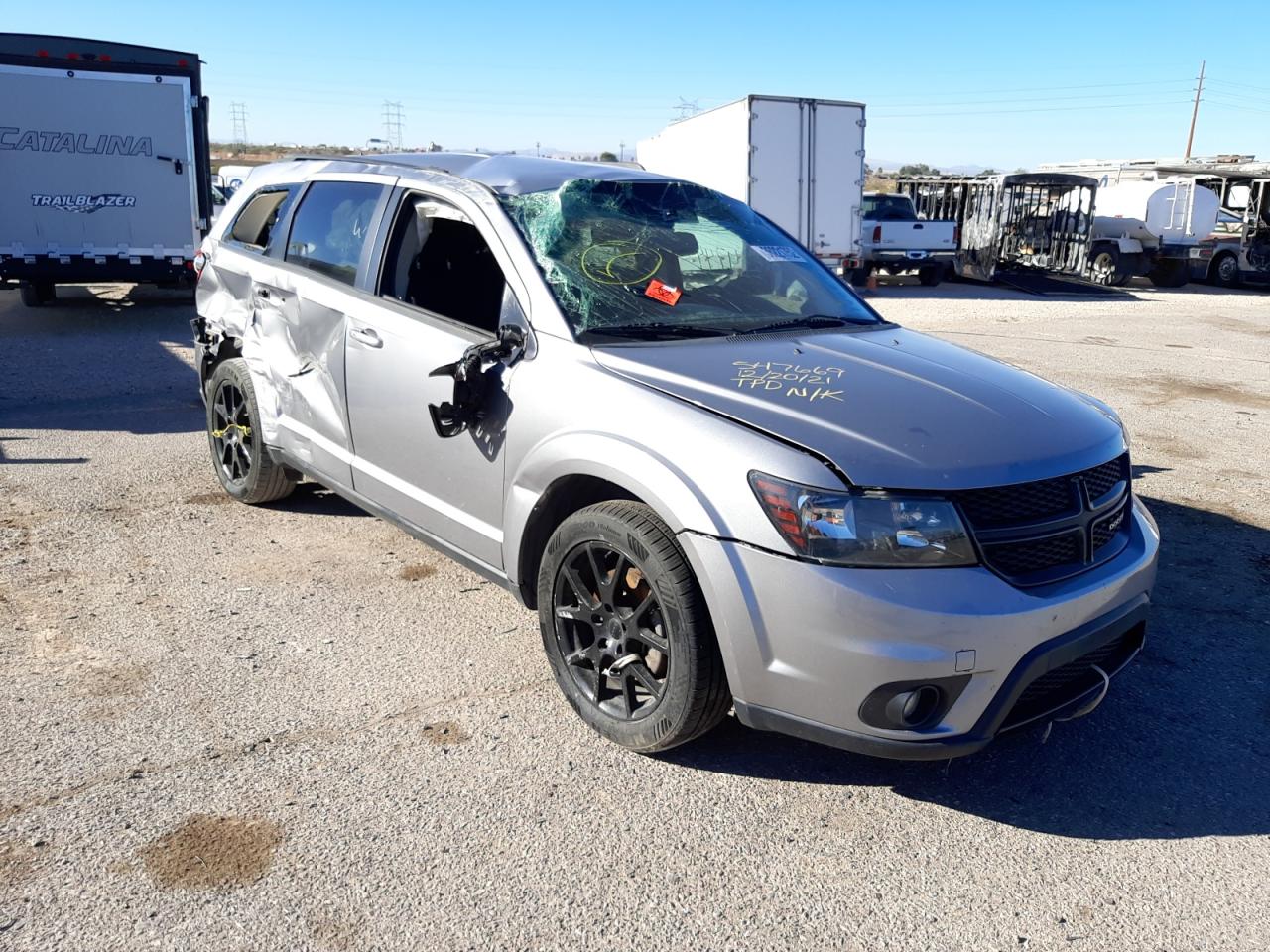 DODGE JOURNEY SX 2016 مع رقم تعريف المركبة 3C4PDCBB4GT148278 - صورة من المزاد