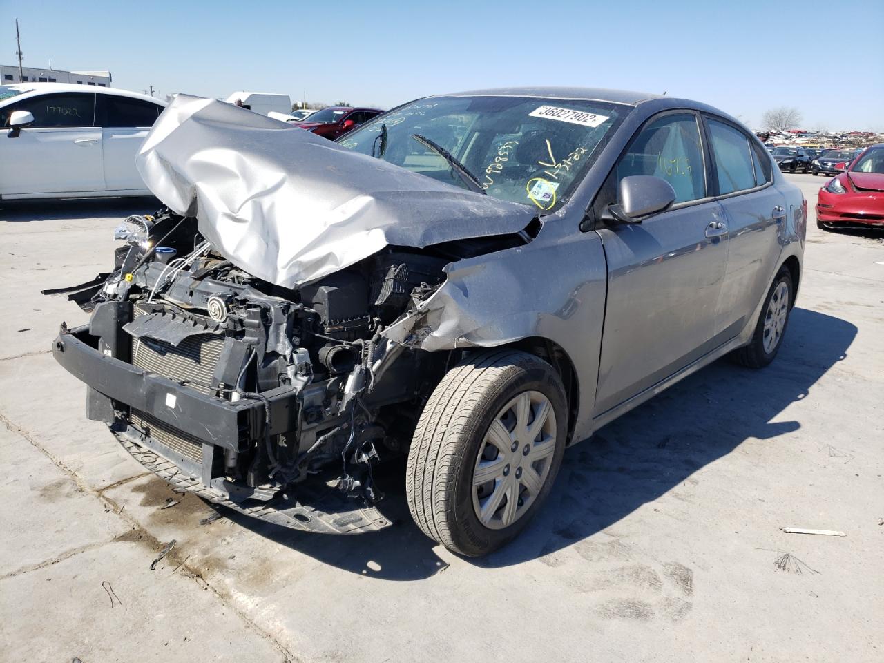 Photo 2 from auction – 2021 KIA RIO with VIN 3KPA24AD8ME401851