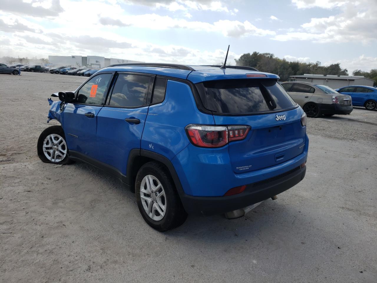 Photo 3 from auction – 2018 JEEP COMPASS SP with VIN 3C4NJCAB0JT240724