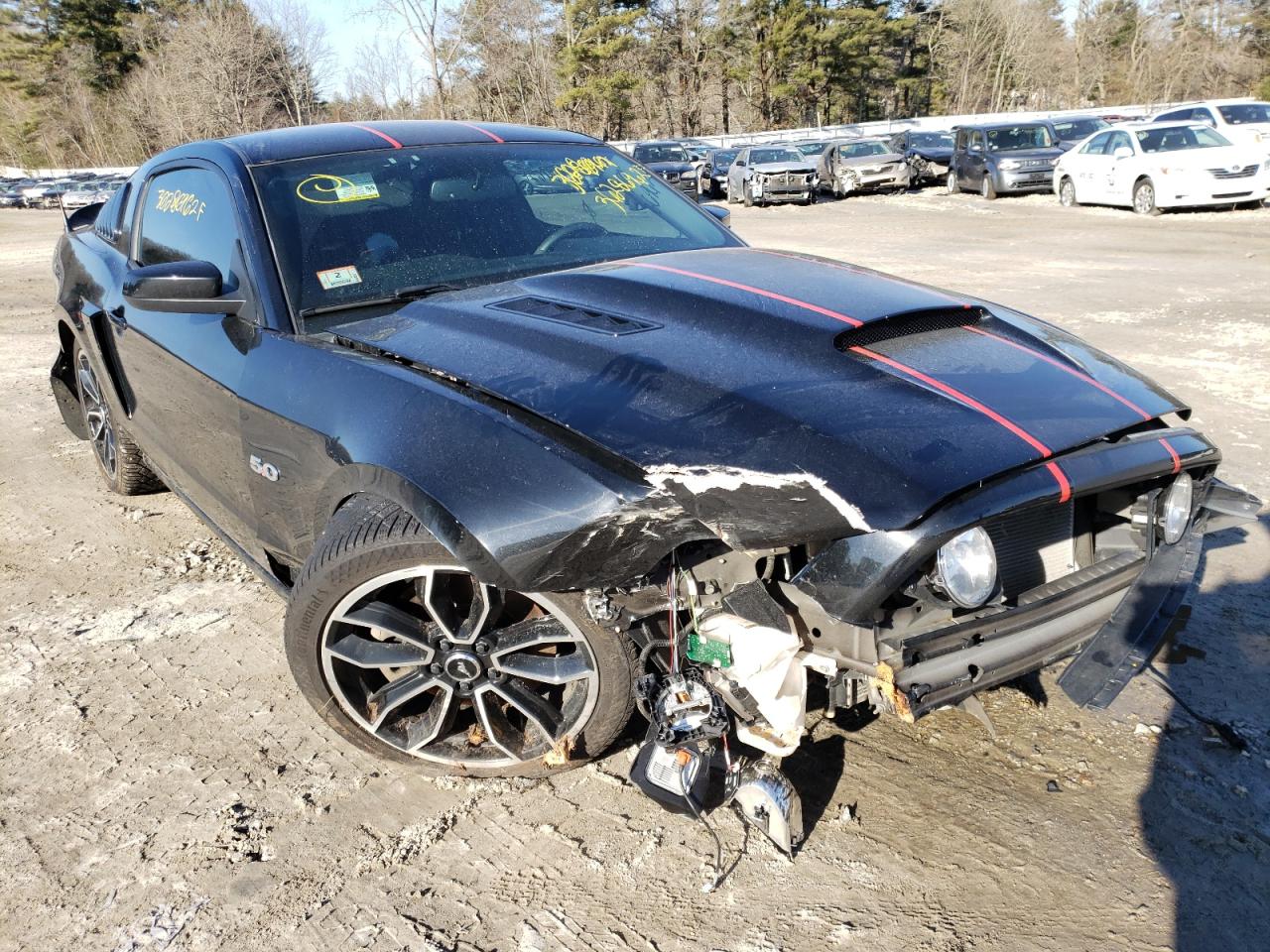 FORD MUSTANG 2014 with VIN 1ZVBP8CF5E5323907 - Photo from auction