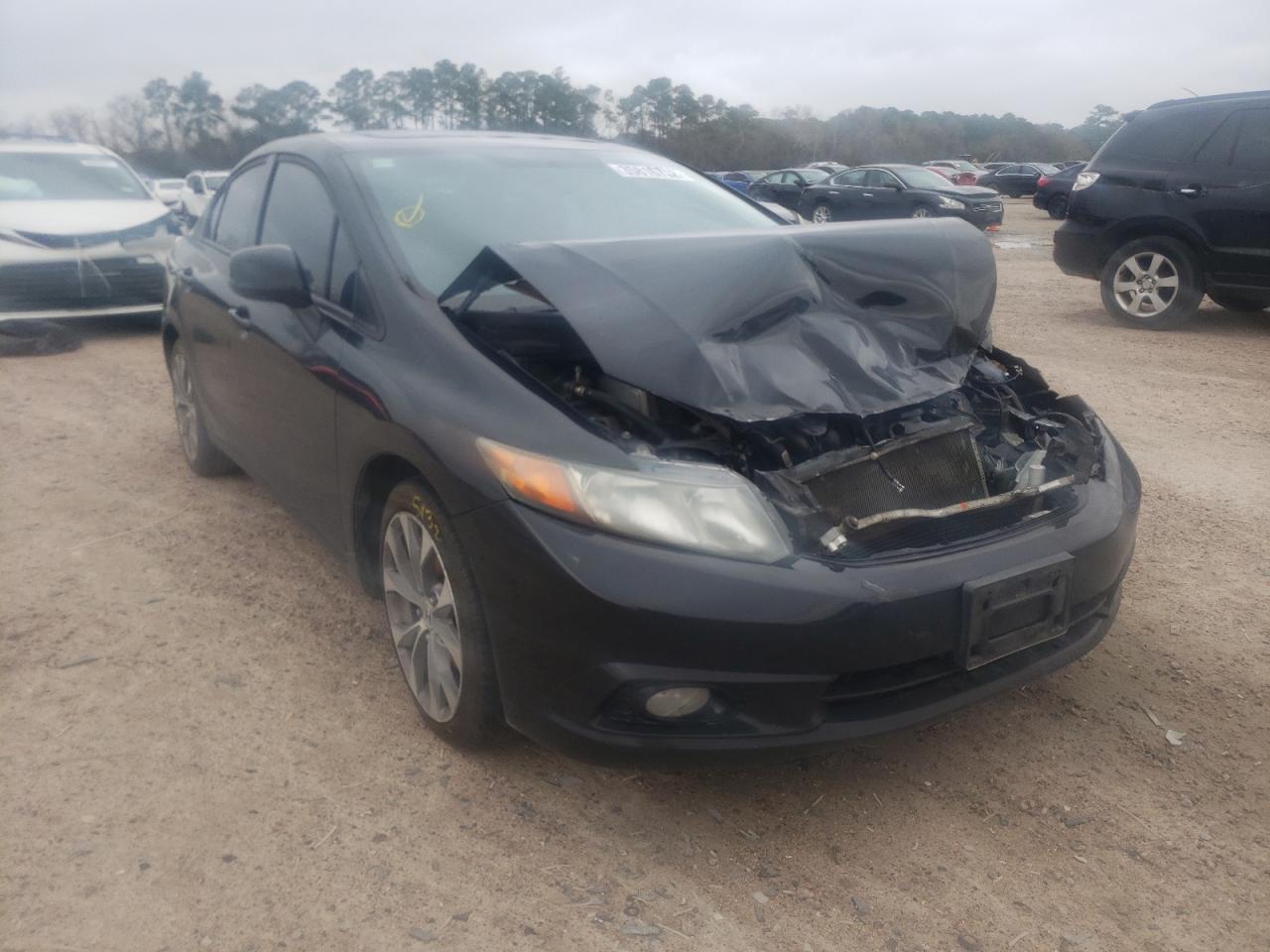 HONDA CIVIC SI 2012 with VIN 2HGFB6E58CH700555 - Photo from auction