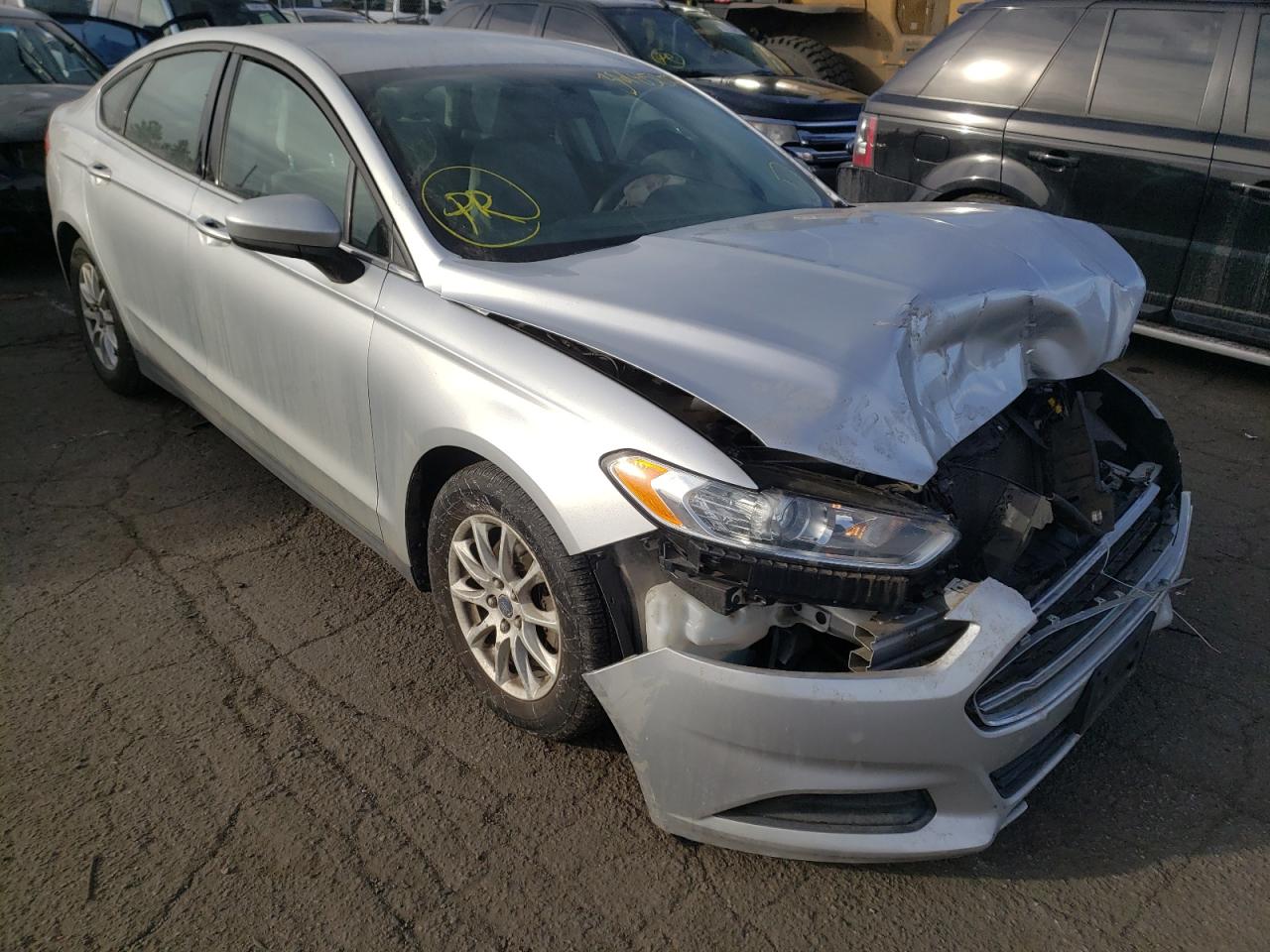FORD FUSION S 2015 with VIN 3FA6P0G79FR206277 - Photo from auction