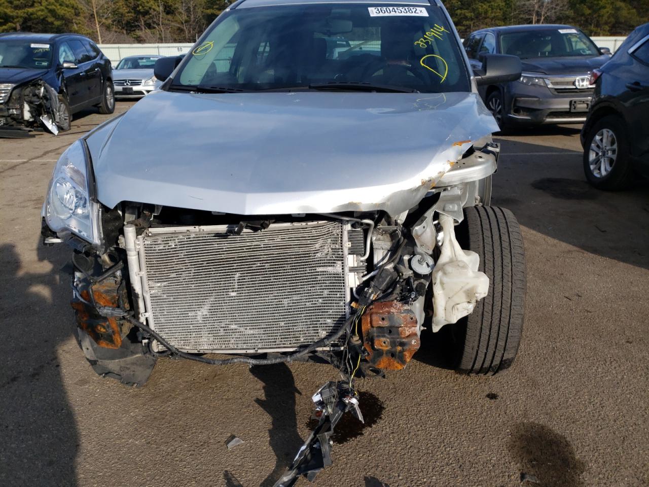 Photo 20 from auction – 2011 CHEVROLET EQUINOX LS with VIN 2GNALBEC4B1231914