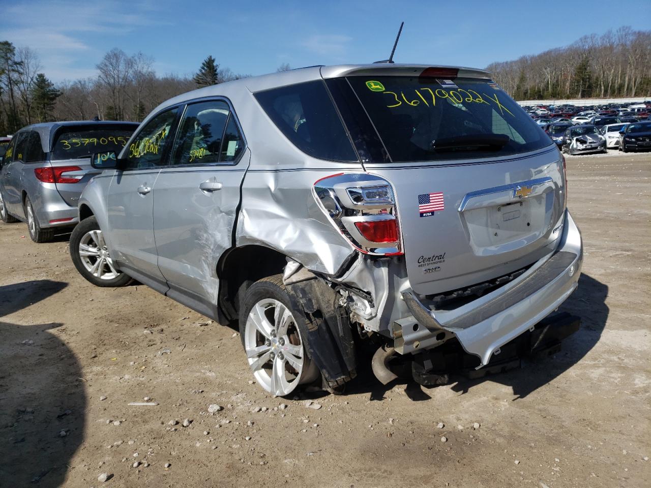 Photo 3 from auction – 2016 CHEVROLET EQUINOX LS with VIN 2GNFLEEKXG6113245