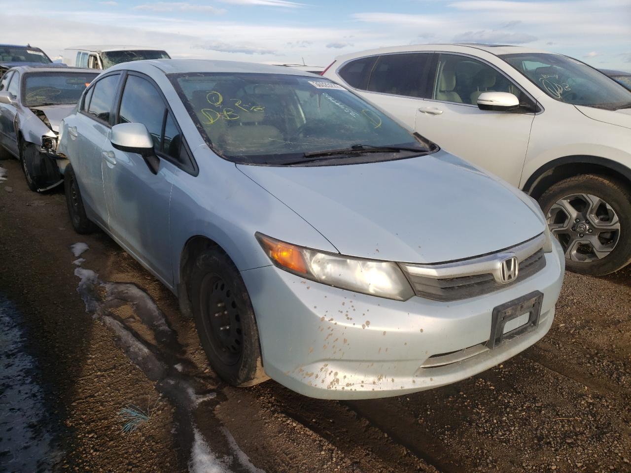 HONDA CIVIC LX 2012 with VIN 2HGFB2F56CH501012 - Photo from auction