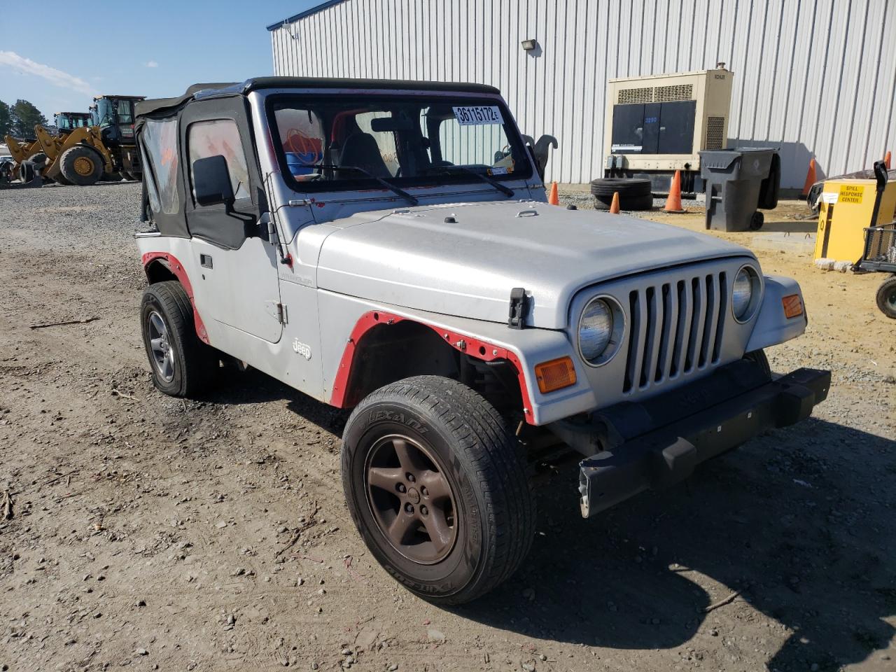 JEEP WRANGLER / 1998 with VIN 1J4FY29P4WP718286 - Photo from auction