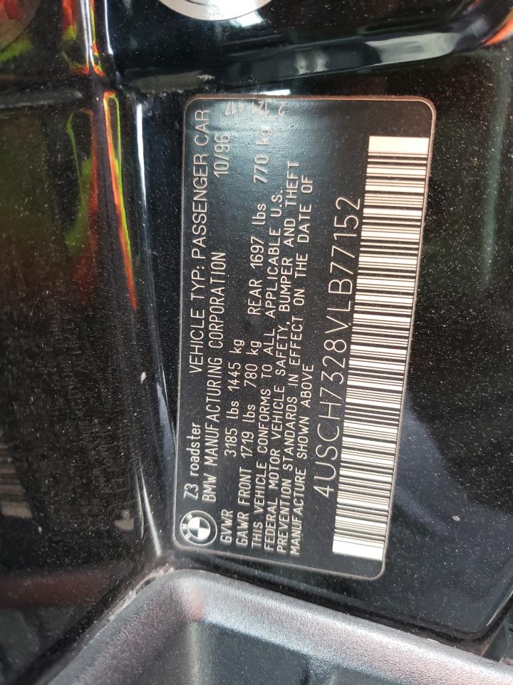 Photo 10 from auction – 1997 BMW Z3 1.9 with VIN 4USCH7328VLB77152