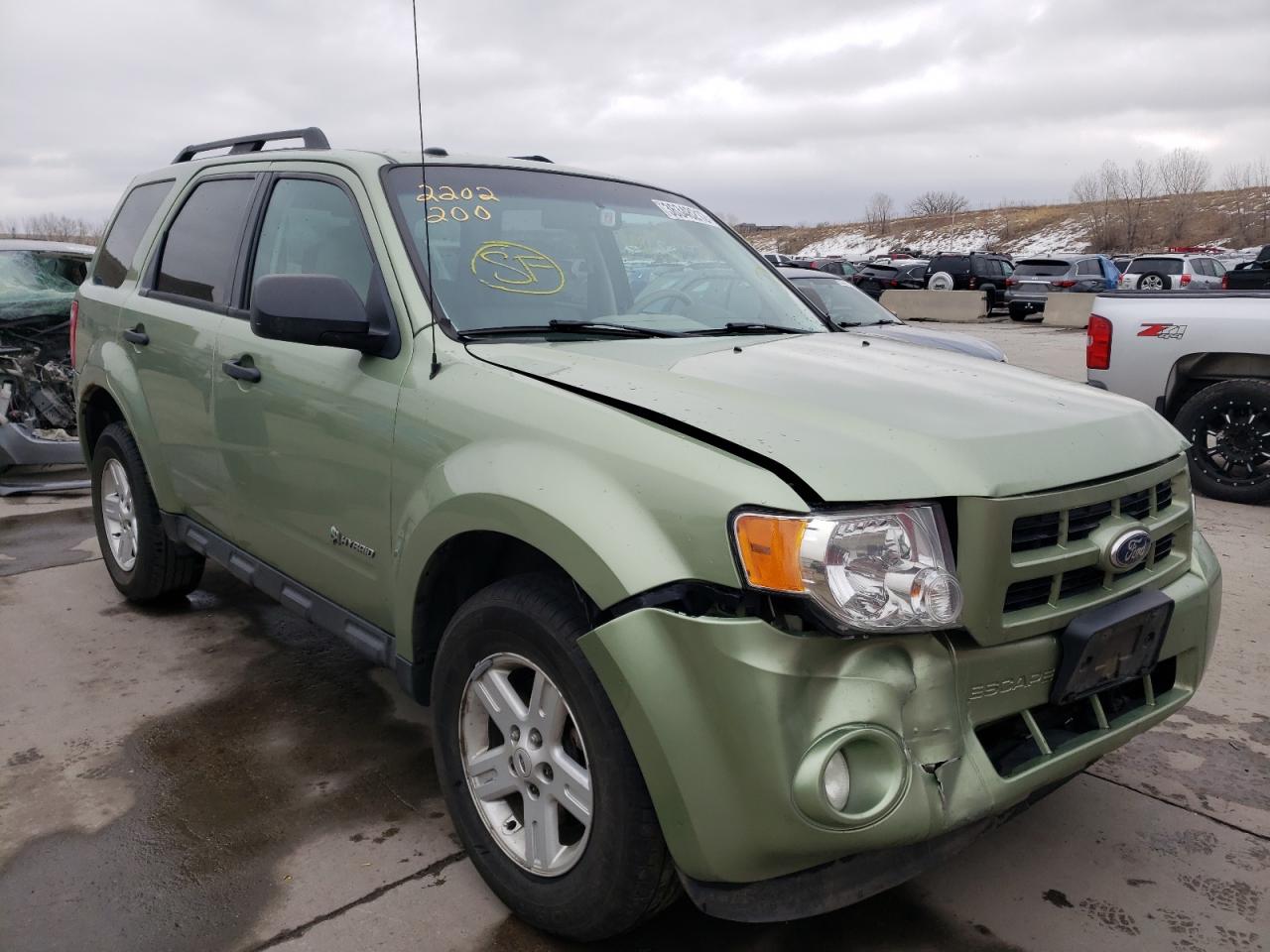 FORD ESCAPE HYB 2010 with VIN 1FMCU5K38AKD20741 - Photo from auction