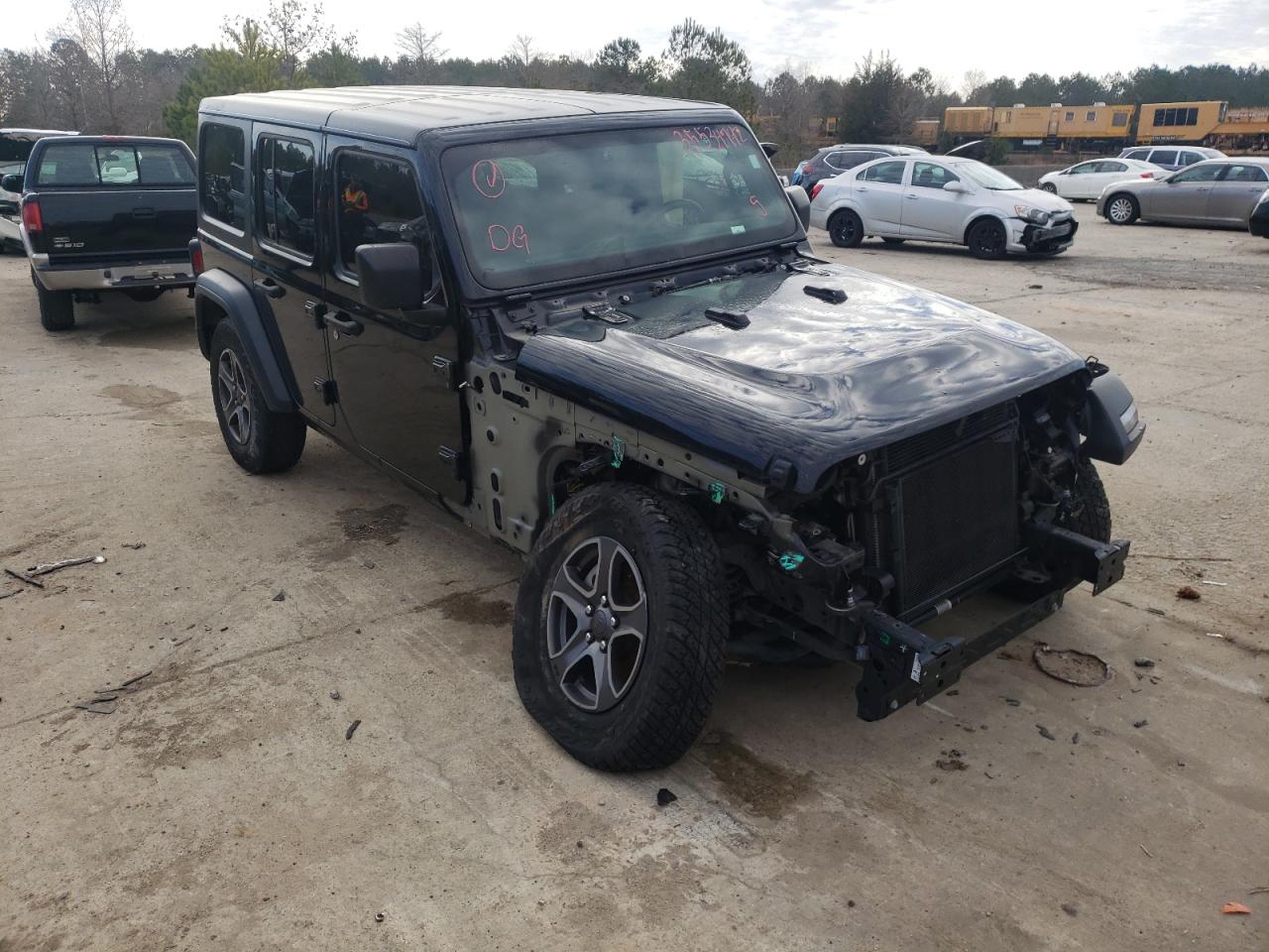 JEEP WRANGLER U 2019 with VIN 1C4HJXDG2KW507594 - Photo from auction