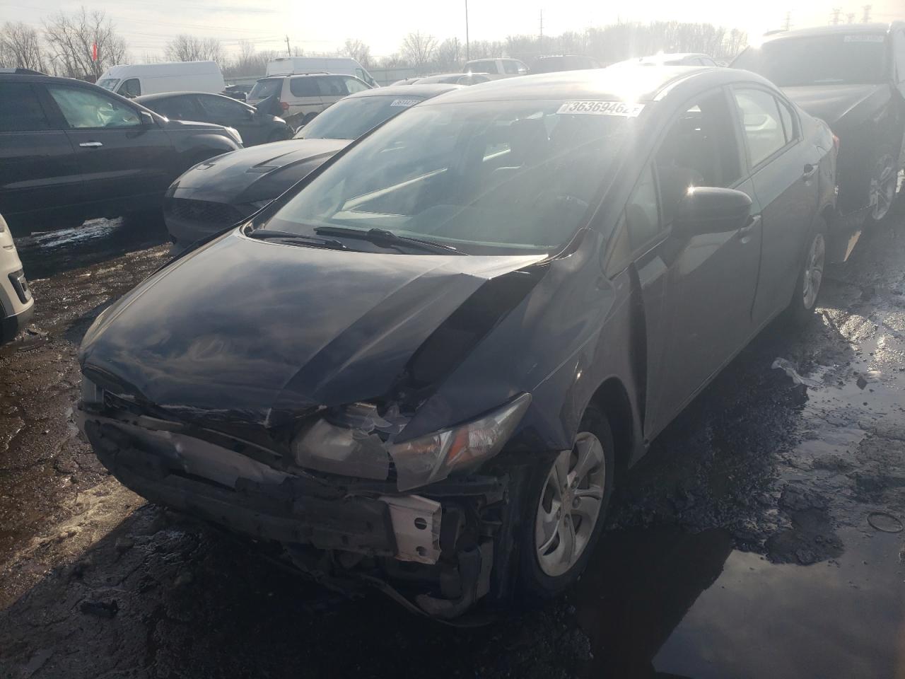 Photo 2 from auction – 2015 HONDA CIVIC LX with VIN 19XFB2F58FE074348