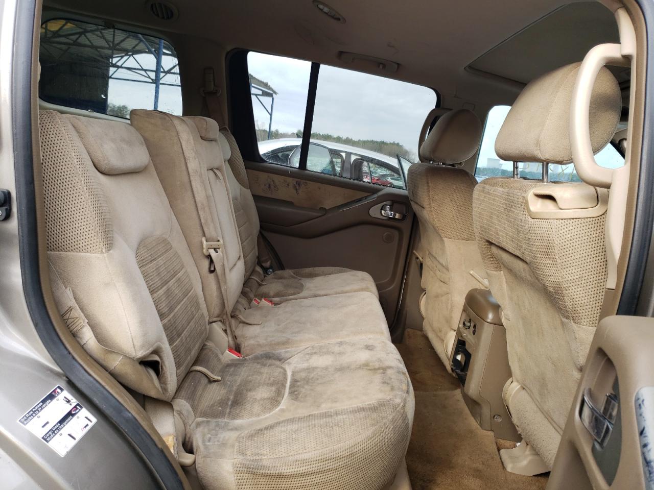 Photo 6 from auction – 2007 NISSAN PATHFINDER with VIN 5N1AR18U97C646097