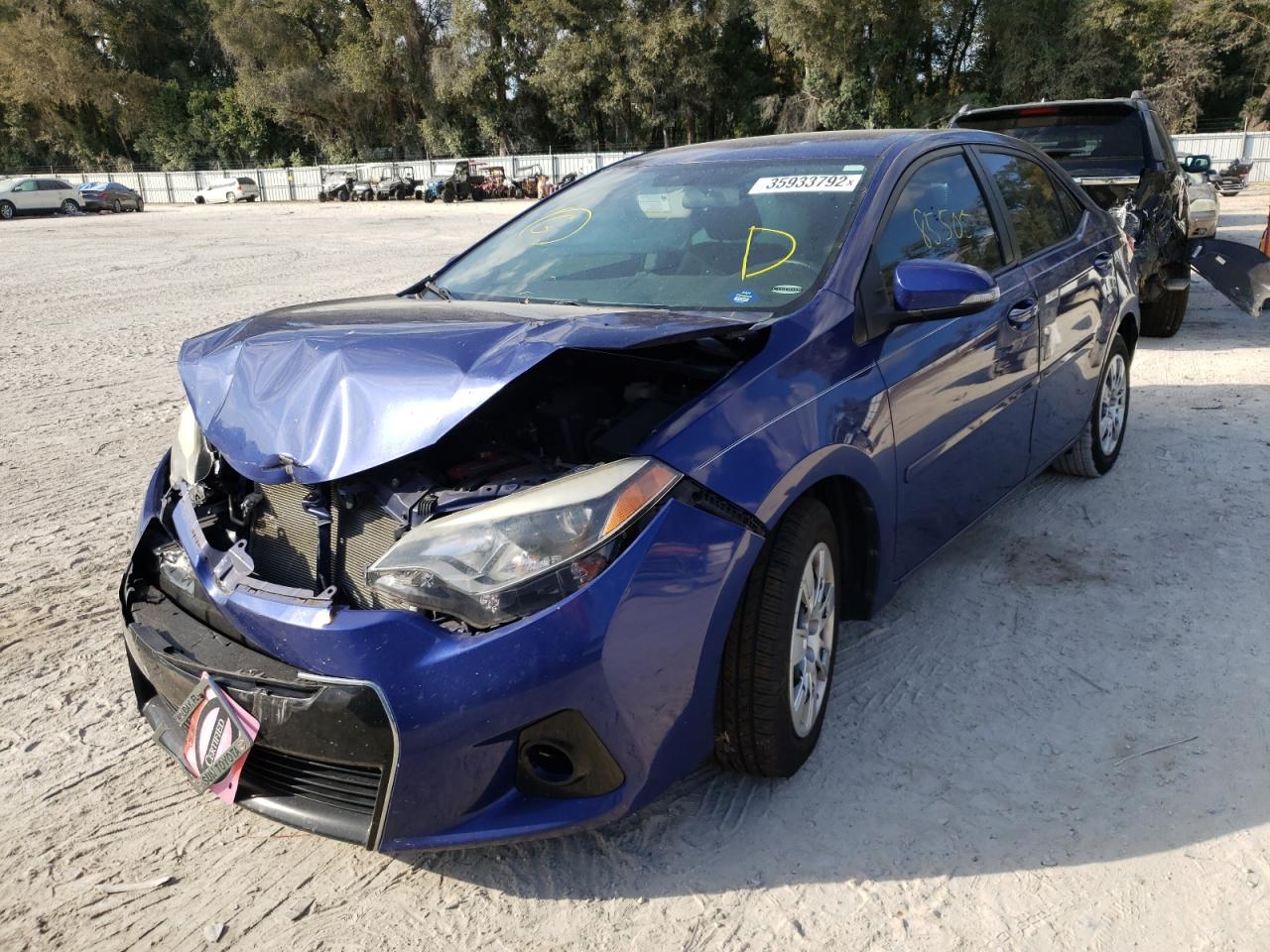 Photo 2 from auction – 2014 TOYOTA COROLLA L with VIN 2T1BURHE6EC044728