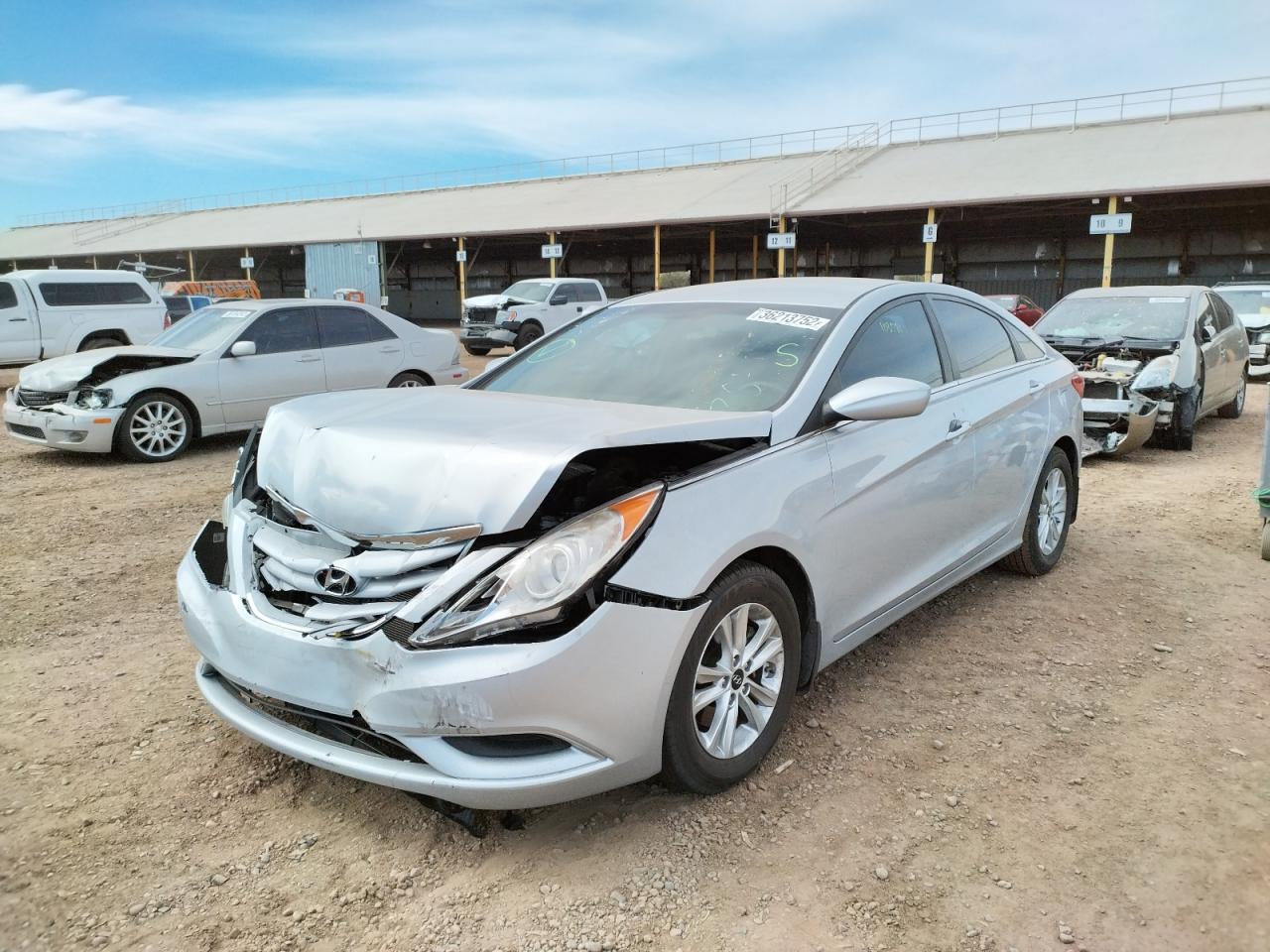 Photo 2 from auction – 2012 HYUNDAI SONATA GLS with VIN 5NPEB4AC3CH395587