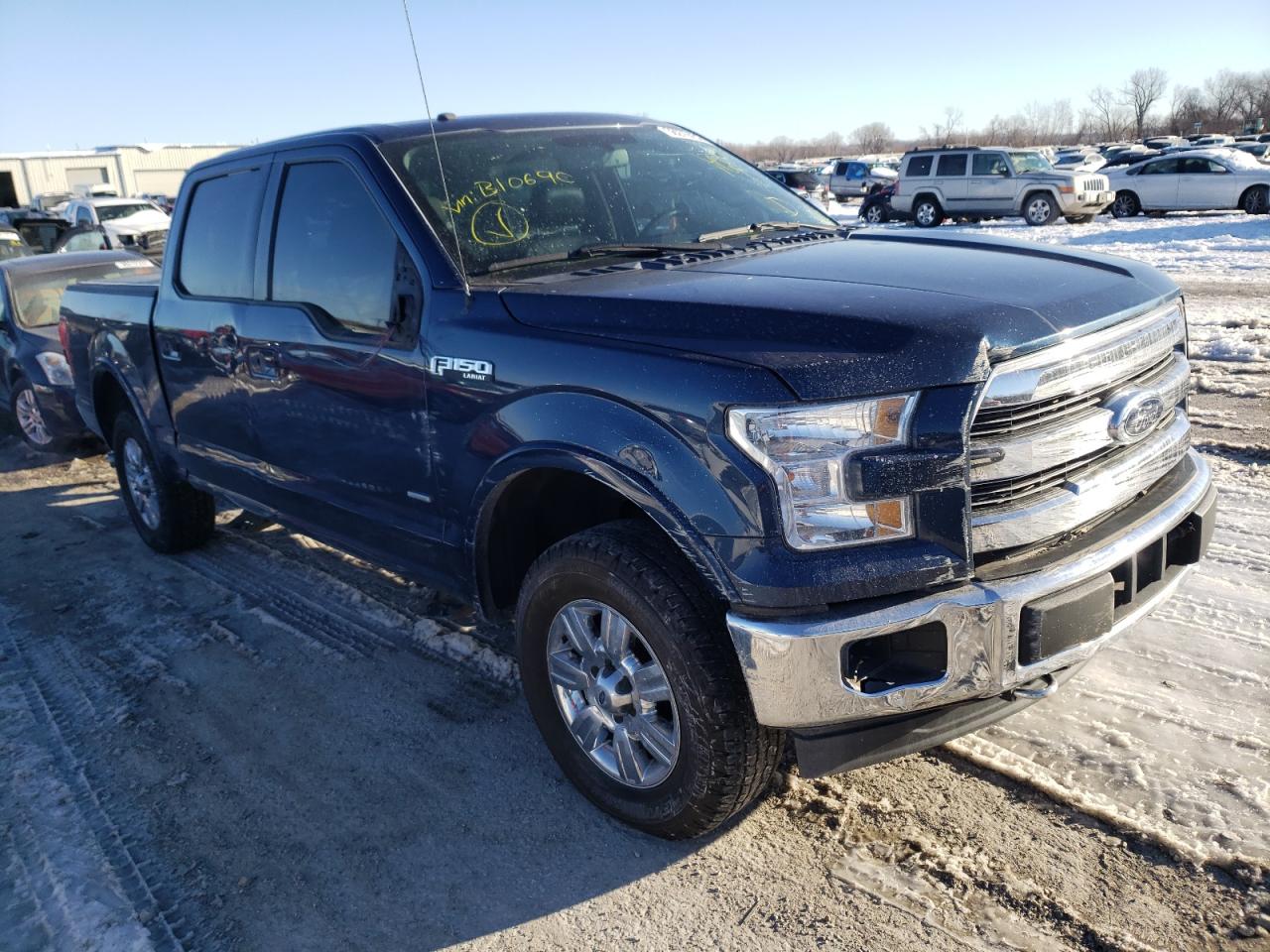 FORD F150 SUPER 2017 with VIN 1FTEW1EG6HFB10690 - Photo from auction