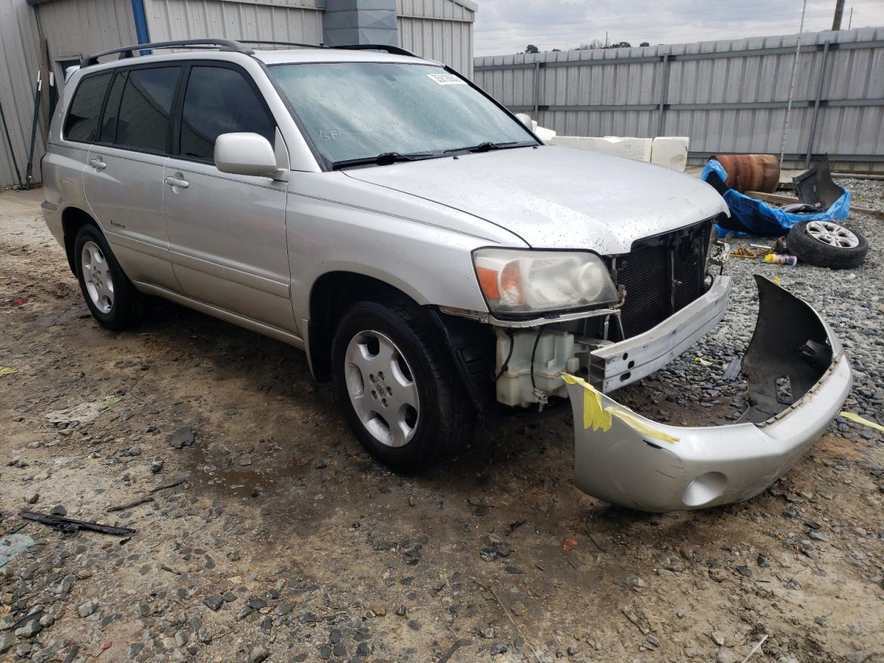 TOYOTA HIGHLANDER 2007 with VIN JTEDP21A070141849 - Photo from auction
