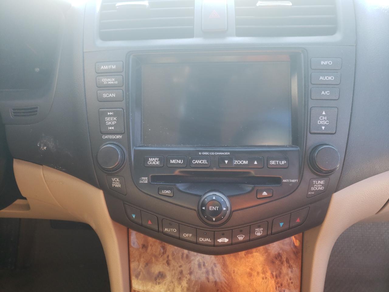 Photo 9 from auction – 2005 HONDA ACCORD EX with VIN 1HGCM82795A009387