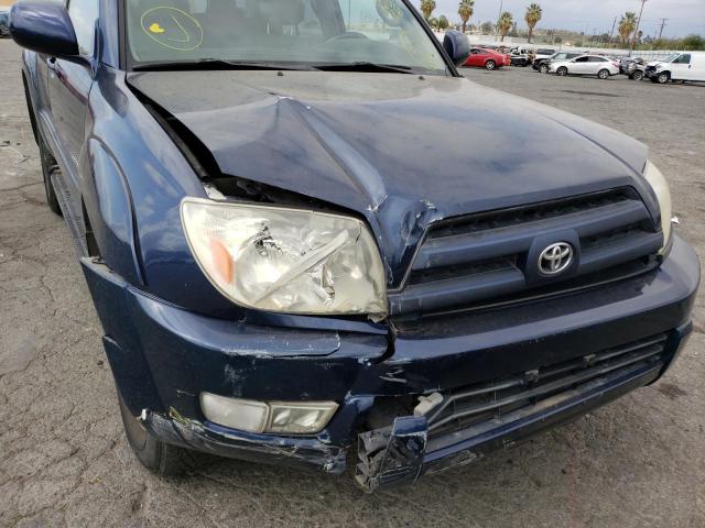Photo 9 from auction – 2005 TOYOTA 4RUNNER LI with VIN JTEBU17R258041953